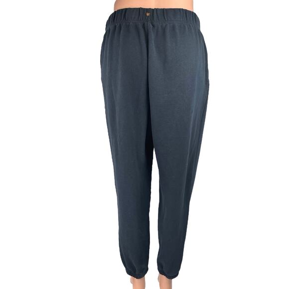 Pacsun LA Hearts Women's Black Fleece Elastic Waist Lounge Jogger Sweat Pants M - Picture 3 of 4
